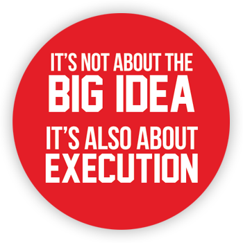 It's not about the BIG IDEA. It's also about the execution. POS - point of sale icon.